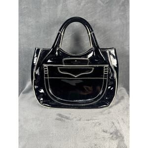 Kate Spade Pretty Penny Treesh black patent leather purse